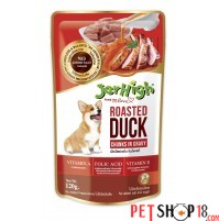 Jerhigh Dog Treats Roasted Duck In Gravy 120 Gm
